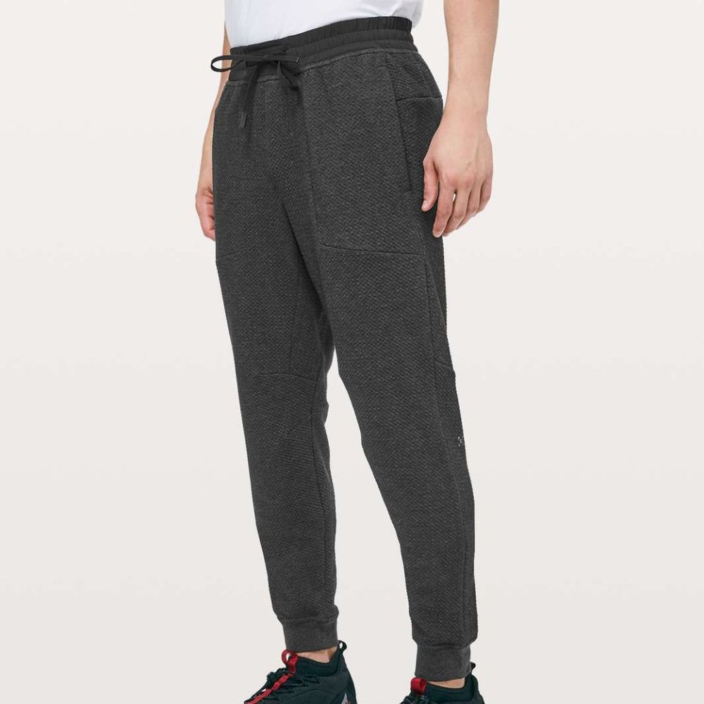 lululemon athletica Men's Dark Charcoal Gray Jogger Sweatpants